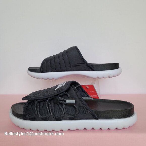 NIKE Asuna 2 Sporty Quilted Slide Sandals- Black/White color- Women’s Size: 9 ⭐ - Picture 11 of 16